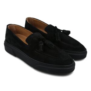 Porrada Lupo AMALFY Camoscio All Black Crne